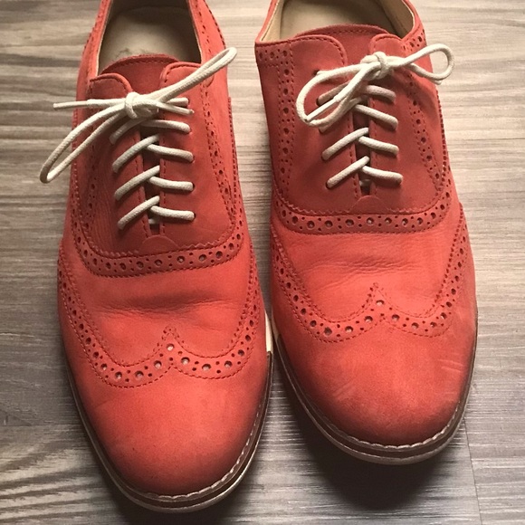 Cole Haan Red Suede Fashion Tennis Shoe - Picture 2 of 3